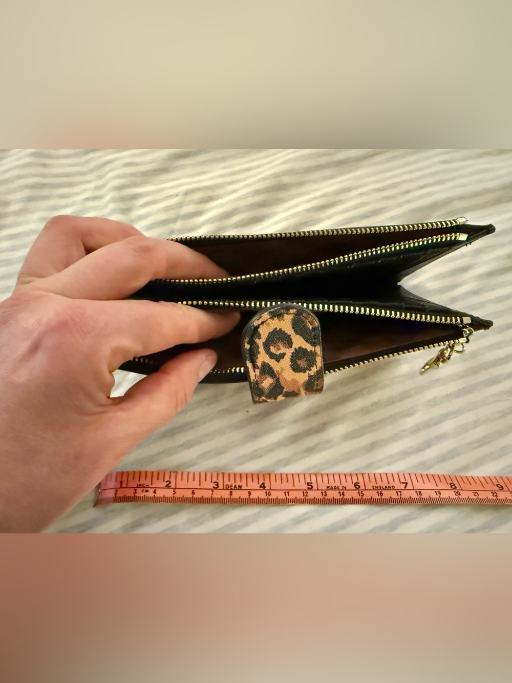 Leopard Print Wallet Clutch - Picture 8 of 10